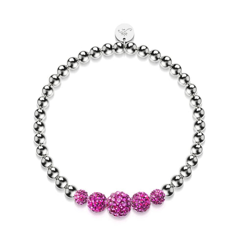 Fruit du dragon | Bracelet Kikiballa en cascade de cristal